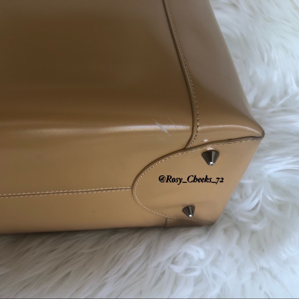 Christian Dior Malice Vintage Tote Bag Camel Tan - Picture 8 of 13